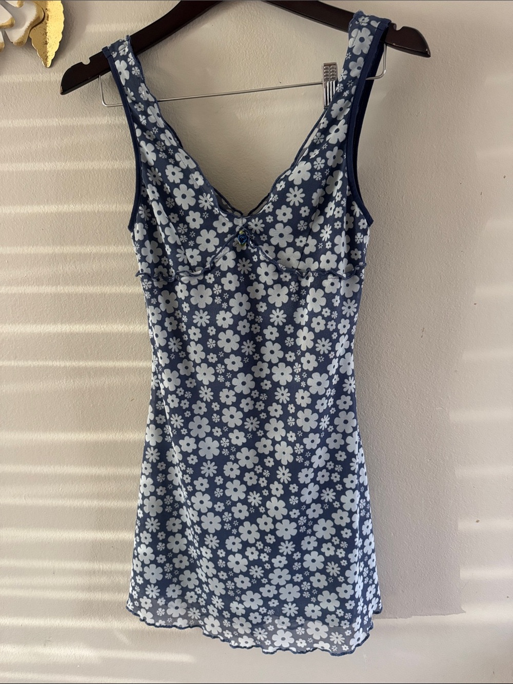 Forever 21 Blue Floral Mini Dress